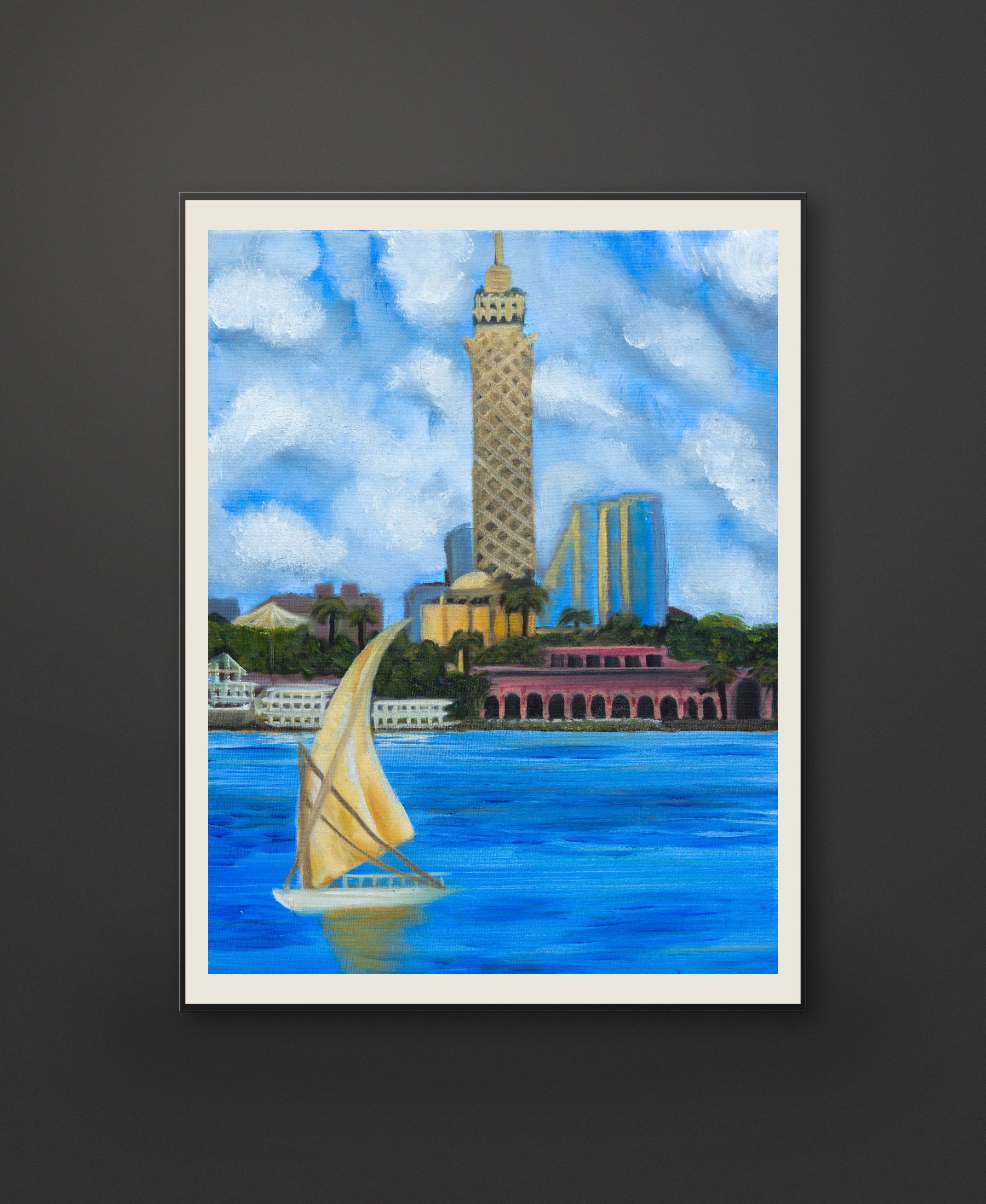 Alaa Arfa- Zamalek Island | Gallery Matte Fine Art Print